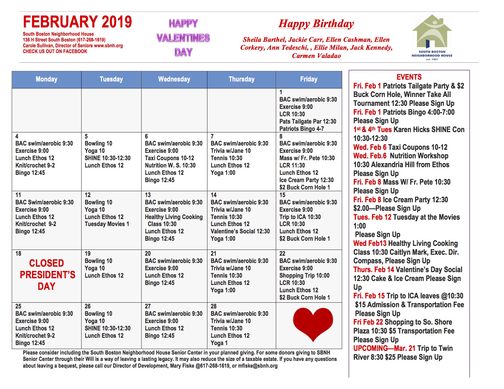 seniors feb 2019