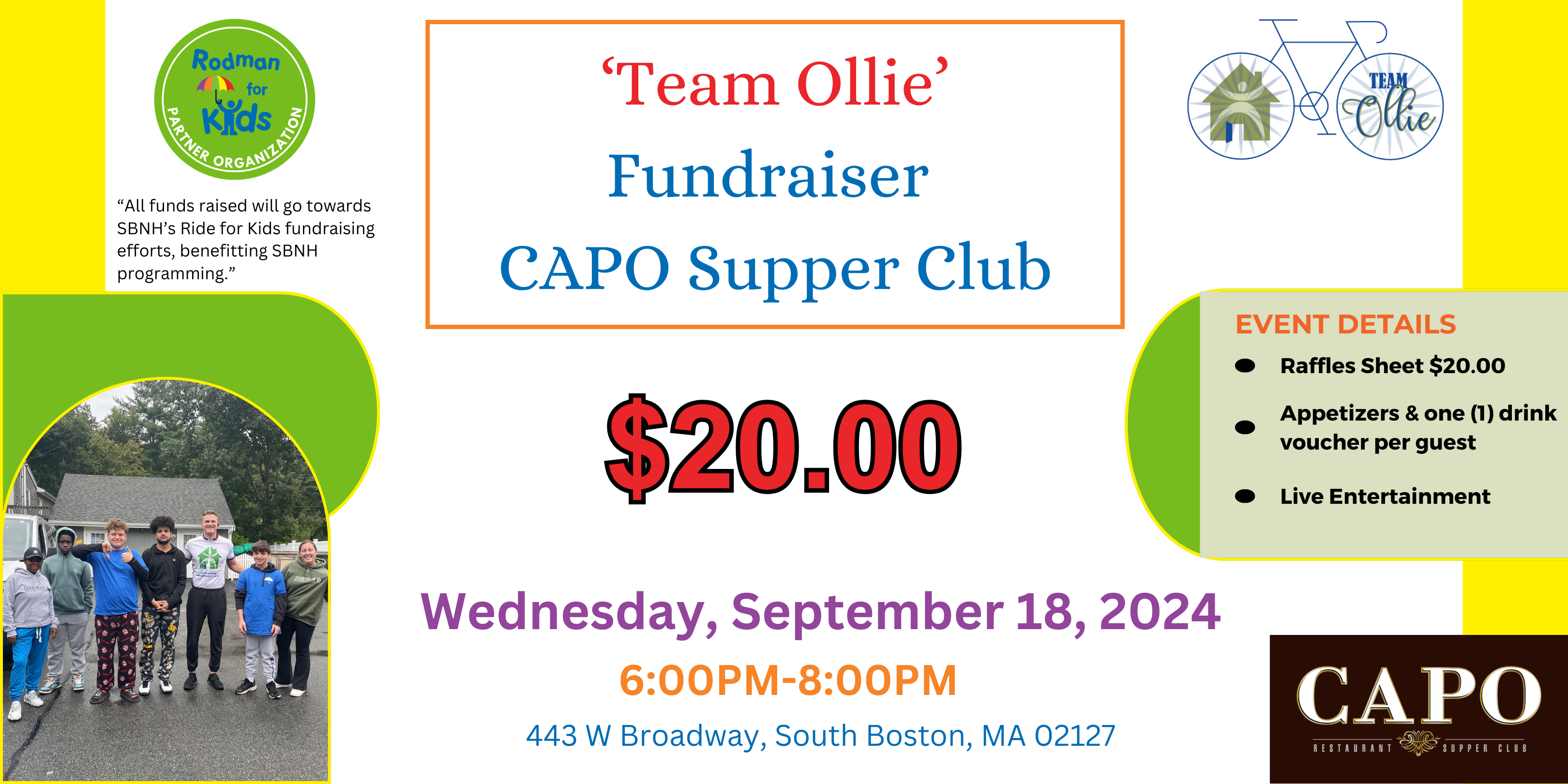 ‘Team Ollie’ Fundraiser CAPO Supper Club (3)
